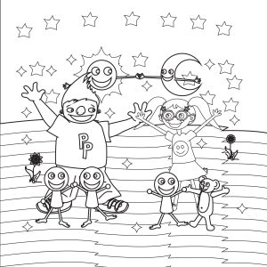 The Very Unhappy Visitor Coloring Book